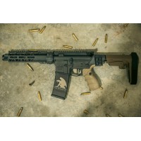 AR-15 5.56 NATO 7.5" Moriarti Arms 'The Transformer'  Enhanced TakeDown Semi Auto Pistol / SOT